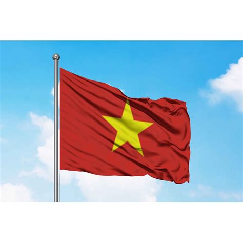 jual bendera negara vietnam berkualitas berbagai ukuran shopee indonesia