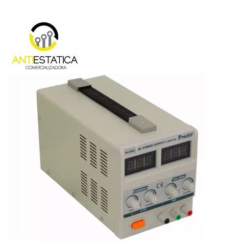 FUENTE DE PODER REGULABLE 30V 5A PROSKIT CON PROTECCION Antiestatica