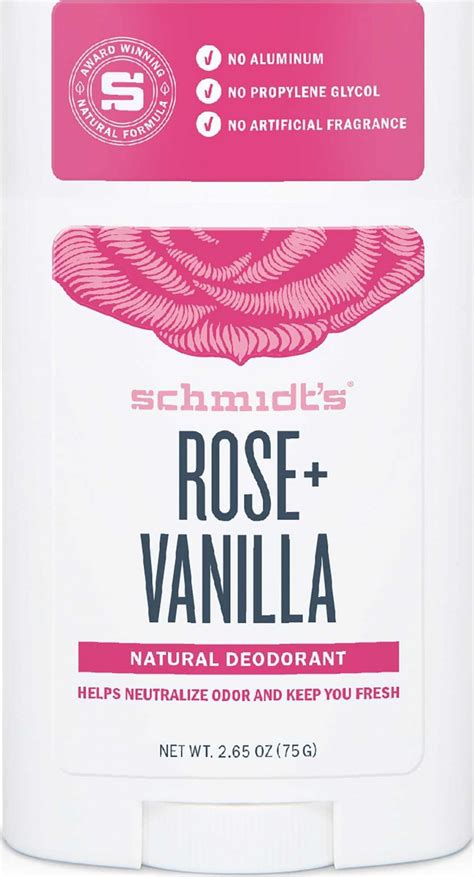 Schmidt S Signature Rose Plus Vanilla Natural Deodorant P Rodn