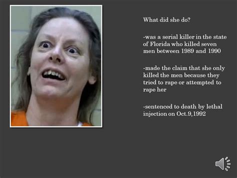 Aileen Wuornos Execution Footage