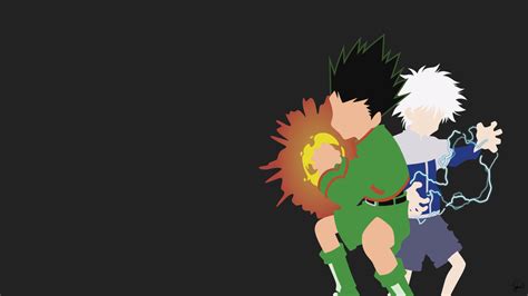 Gon/Killua (Hunter x Hunter) Minimalist Wallpaper by greenmapple17 on ...