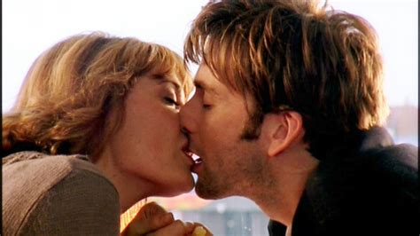 David Tennant And What S Her Name In That Show He Did Kissing Sarah