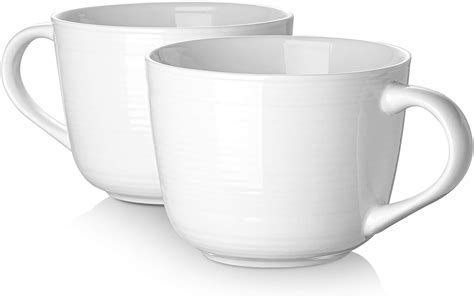 Dowan Coffee Mug Oz Soup Mugs With Handle Wide Large Coffee Mugs