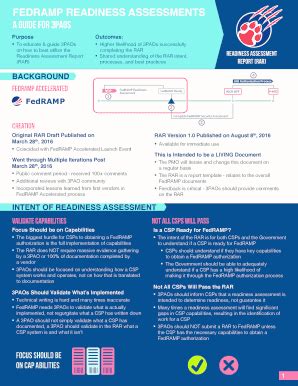 Fillable Online Fedramp Readiness Assessments Fax Email Print Pdffiller