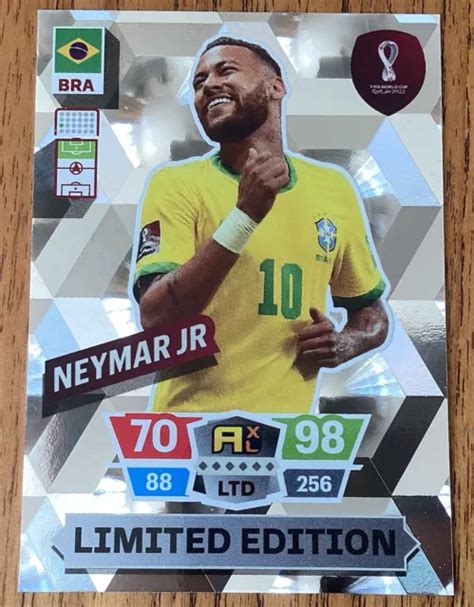 Neymar Jr Brazil Fifa World Cup Qatar 2022near Mint Condition Limited