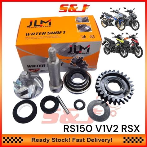 JLM HONDA RS150 V1V2 RSX 150 RS150R WATER PUMP SHAFT SET WITH OIL SEAL