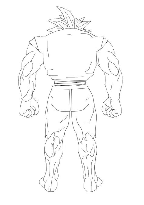 Super Saiyan God Hulk Line Art By Veanssj5 On Deviantart