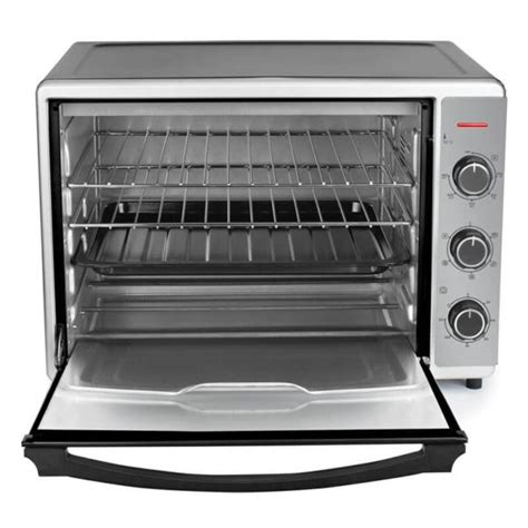 Horno de convección Eléctrico Black Decker de 52 Litros Plata