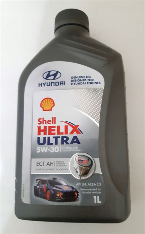 HYUNDAI Olej Silnikowy Shell Helix Ultra 5W 30 ECT AH 600073798 Za 44