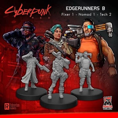 Cyberpunk Red Sci Fi Miniatures