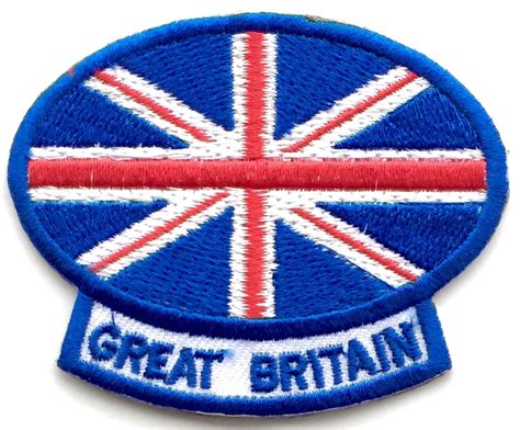 Great Britain Union Jack Embroidered Patch Sew On Or Iron On Etsy