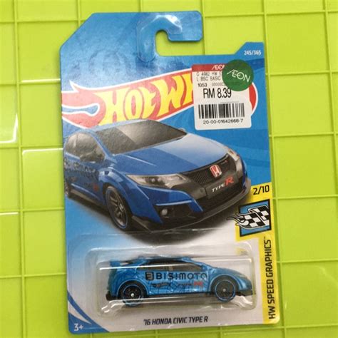 Hot Wheels Honda Civic Type R Shopee Malaysia