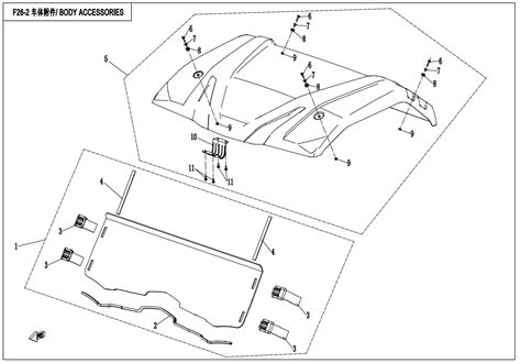 Diagram Cfmoto Uforce Cf Uu Body Accessories F