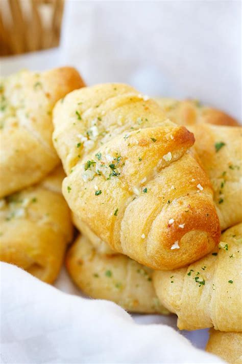 Garlic Butter Cheesy Crescent Rolls Rasa Malaysia