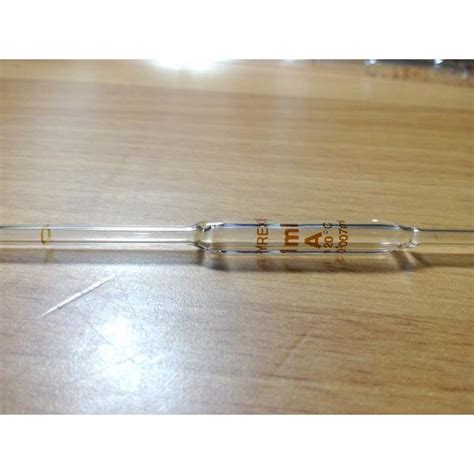 Jual Pipet Volume 1 Ml Volumetric Pippette Pipet Gondok 1 Ml Pyrex