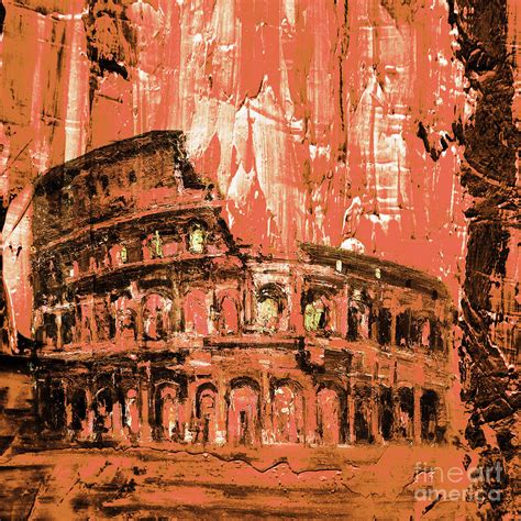 Colosseum Rome 093 Painting by Gull G