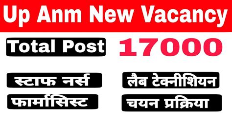 Up Anm New Vacancy 2023 Up Anm Staf Nurse Lab Technician Farmasist