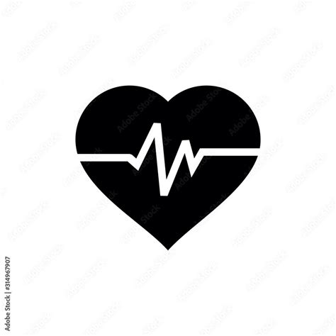 Health Icon Healthcare Icon Heart Icon Stock Vector Adobe Stock