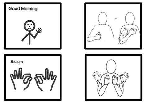 Makaton Cards Greeting Manners And Boundries Etsy