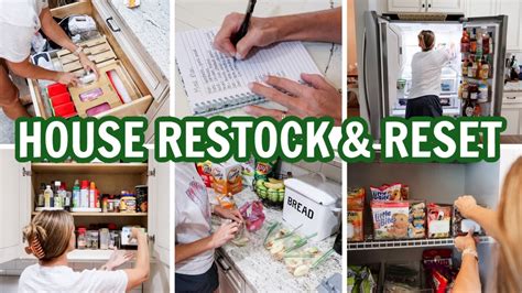 NEW CLEAN ORGANIZE WITH ME HOUSE RESTOCK RESET CLEANING