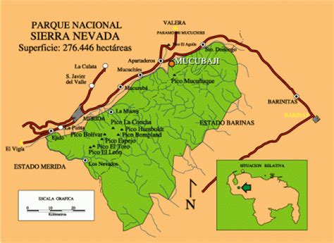 Parque Nacional Sierra Nevada Mérida Barinas Venelogía