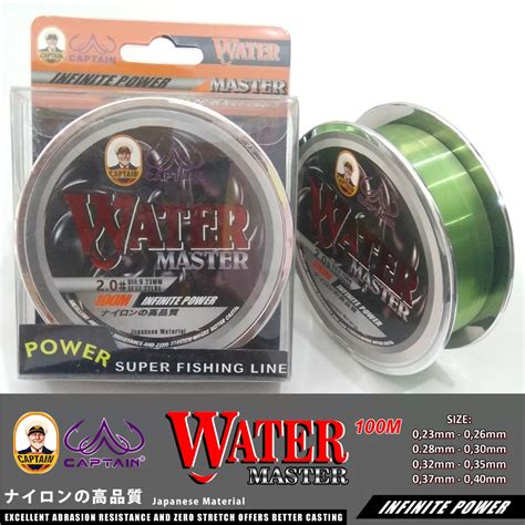 Jual Senar Pancing Mono Captain Water Master M Mm Mm Mm