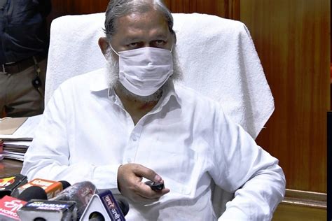 Haryana Home Minister Anil Vij Admitted To Aiims