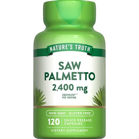 Nature S Truth Saw Palmetto 2400mg Capsules Shop Herbs Homeopathy