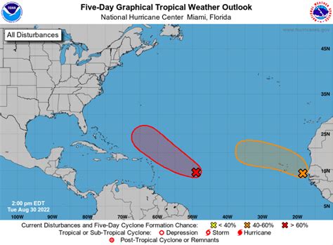 national hurricane center noaa map storms tracking florida