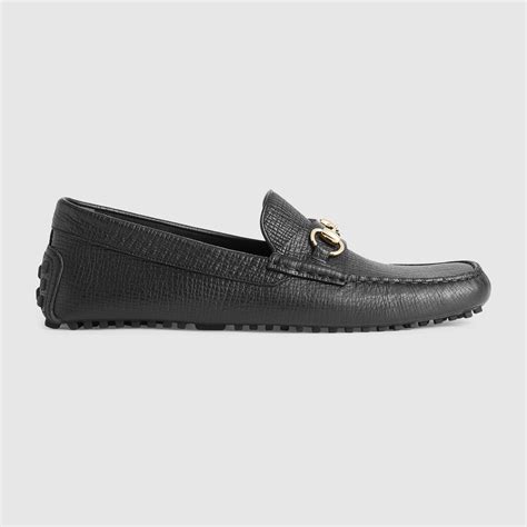 Mocasín de Horsebit para hombre inpiel negra GUCCI MX