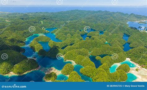 Drone View of Tropical Beaches. Surigao Del Norte. Stock Image - Image of vacation, bucas: 283945735