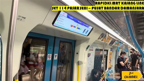 RapidKL MRT Kajang LineSiemens Inspiro 114 Pasar Seni To Pusat