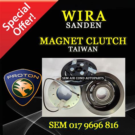 PROTON WIRA SANDEN SD TAIWAN NEW MAGNETIC CLUTCH MAGNET CLUTCH CAR