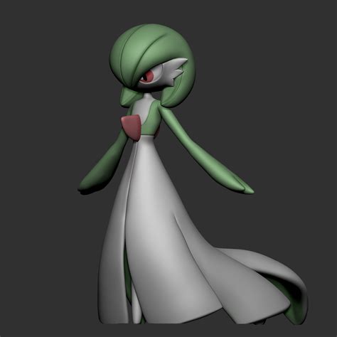 Archivo Stl Gardevoir Pokemon・objeto De Impresión 3d Para Descargar・cults