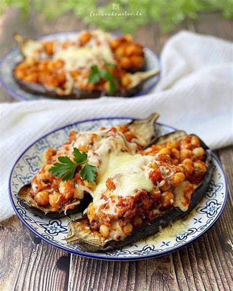 Berenjenas Rellenas De Bolo Esa De Garbanzos Cocinandomelavida