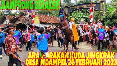 Pecah Meriah Full Atraksi Arak Arakan Kuda Jingkrak Desa Ngampel