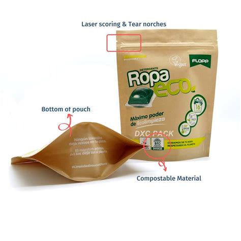 New Arrival Stand Up Brown Kraft Paper Zipper Bags Packaging Pouch Food