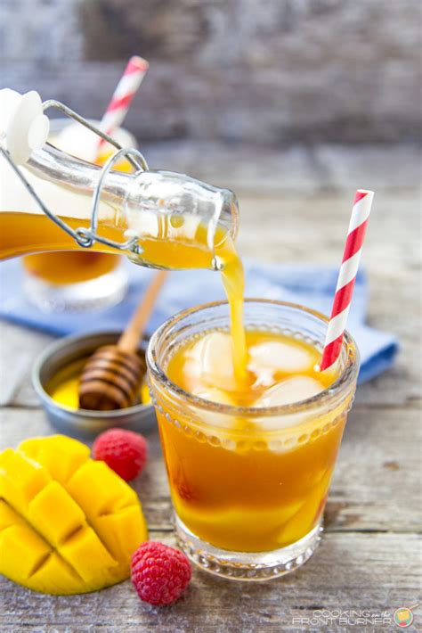 Easy Raspberry Mango Iced Tea Cooking On The Front Burner