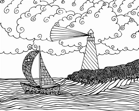 Lighthouse North Carolina Coloring Pages Coloring Pages