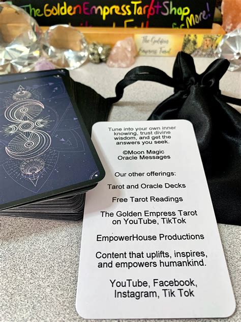 Moon Magic Oracle Messages Card Deck Etsy