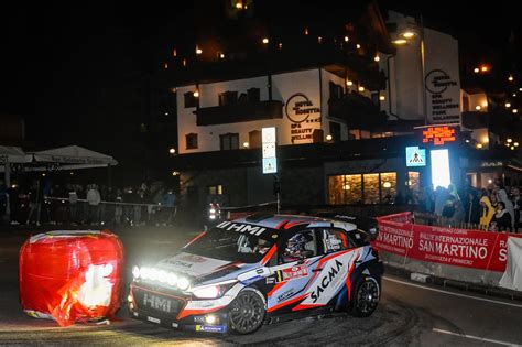 TROFEO ITALIANO RALLY Fontana Arena Lampi Nella Notte Del Rallye San