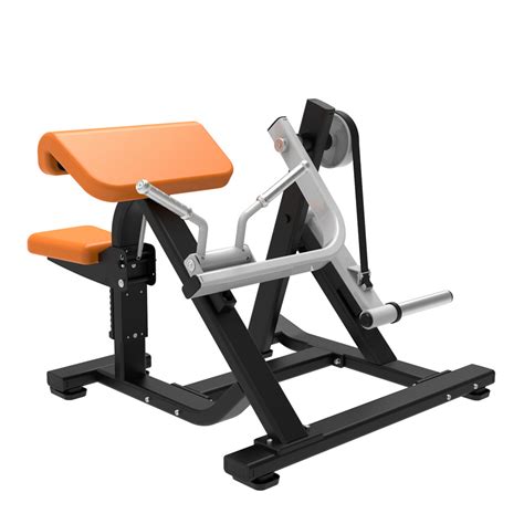 Commercial Strength Plate Loaded Seated Bicep Curl Exercise Machines