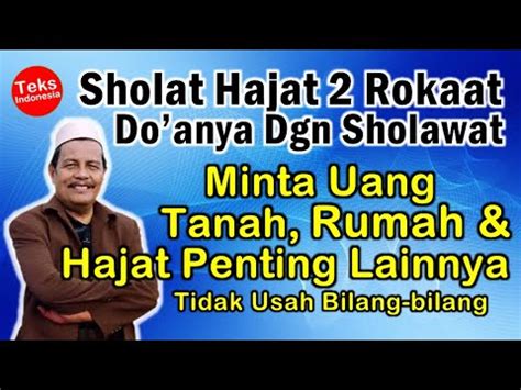 Do A Sholawat Nabi Untuk Terkabulnya Hajat Penting Prof DR KH