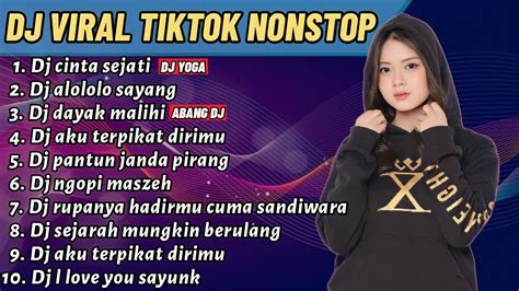 DJ TIKTOK TERBARU 2023 NONSTOPDJ CINTA SEJATI VIRALDJ CINTA SEJATI