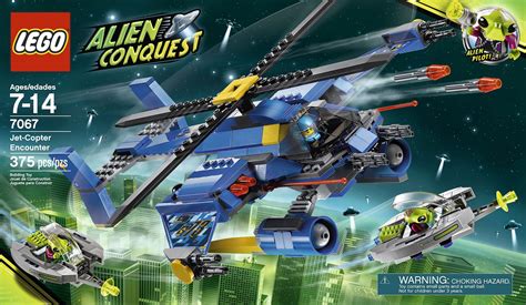 Brickshelf Gallery Lego Alien Conquest Jet Copter Encounter