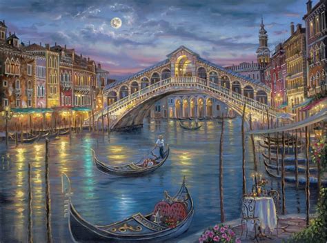 Envío libre Robert Final pintura Venecia italia Reproducciones