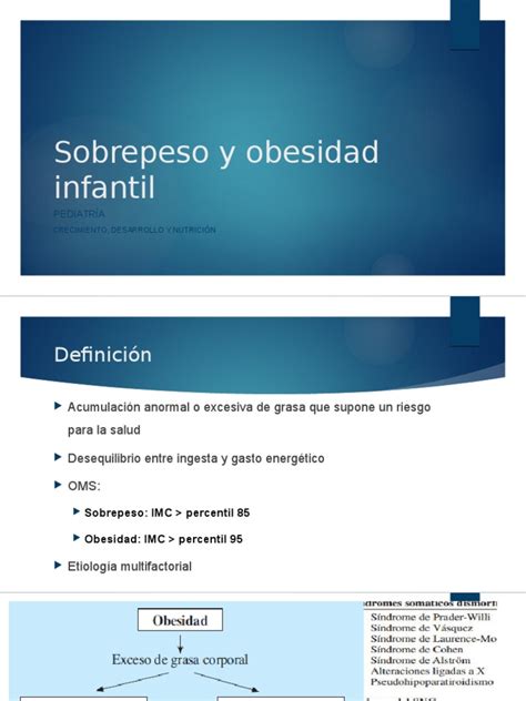 PDF Sobrepeso Obesidad en pediatría CRED DOKUMEN TIPS