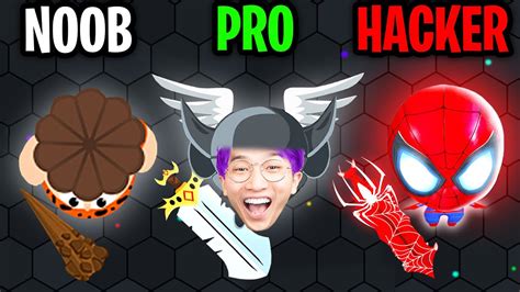 Can We Go Noob Vs Pro Vs Hacker In Evowars Io Max Level Youtube