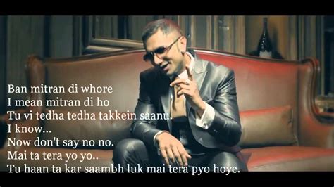 Brown Rang Lyrics Yo Yo Honey Singh Chords Chordify