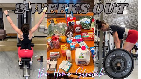 2 WEEKS OUT BIKINI PREP 2 DAY REFEED GROCERY HAUL YouTube